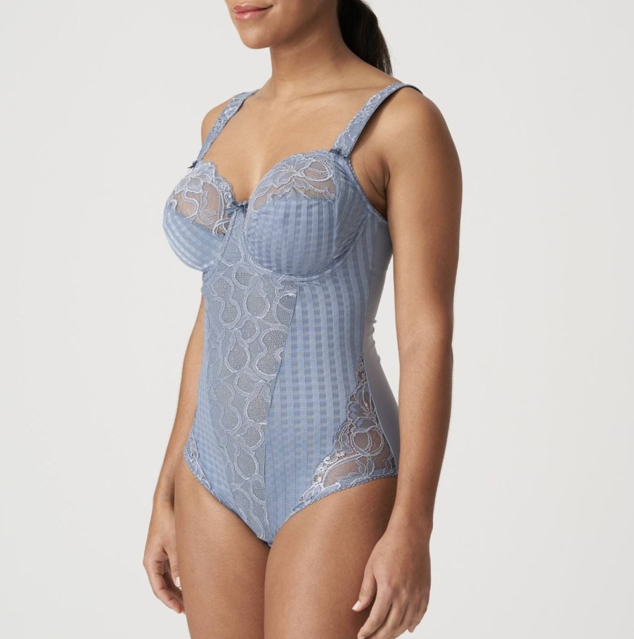 Lingerie PrimaDonna Bodysuits | Madison Bodysuit Atlantic Blue