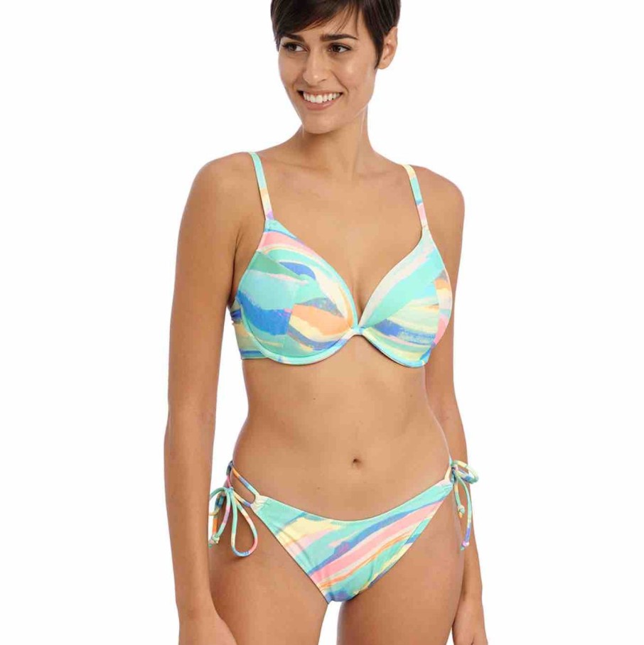 Swim Freya Swim Plunge Bikinis | Summer Reef Uw Plunge Bikini Top