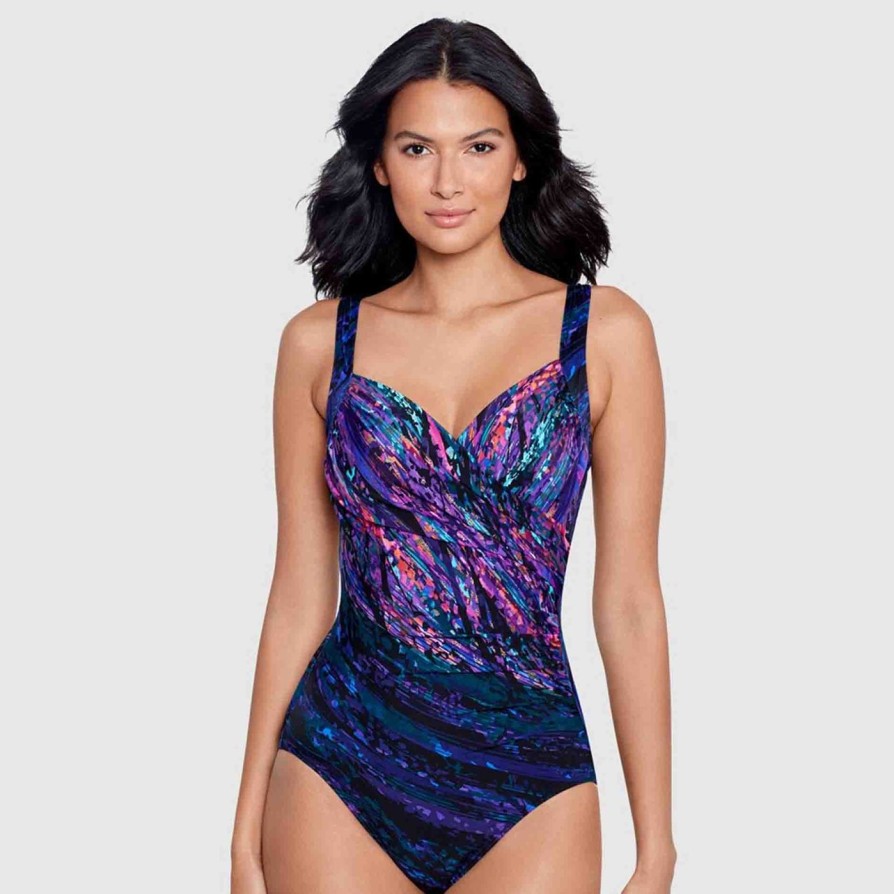 Swim Miraclesuit Control Swimsuits | Mood Ring Sanibel Underwired Shaping Swimsuit