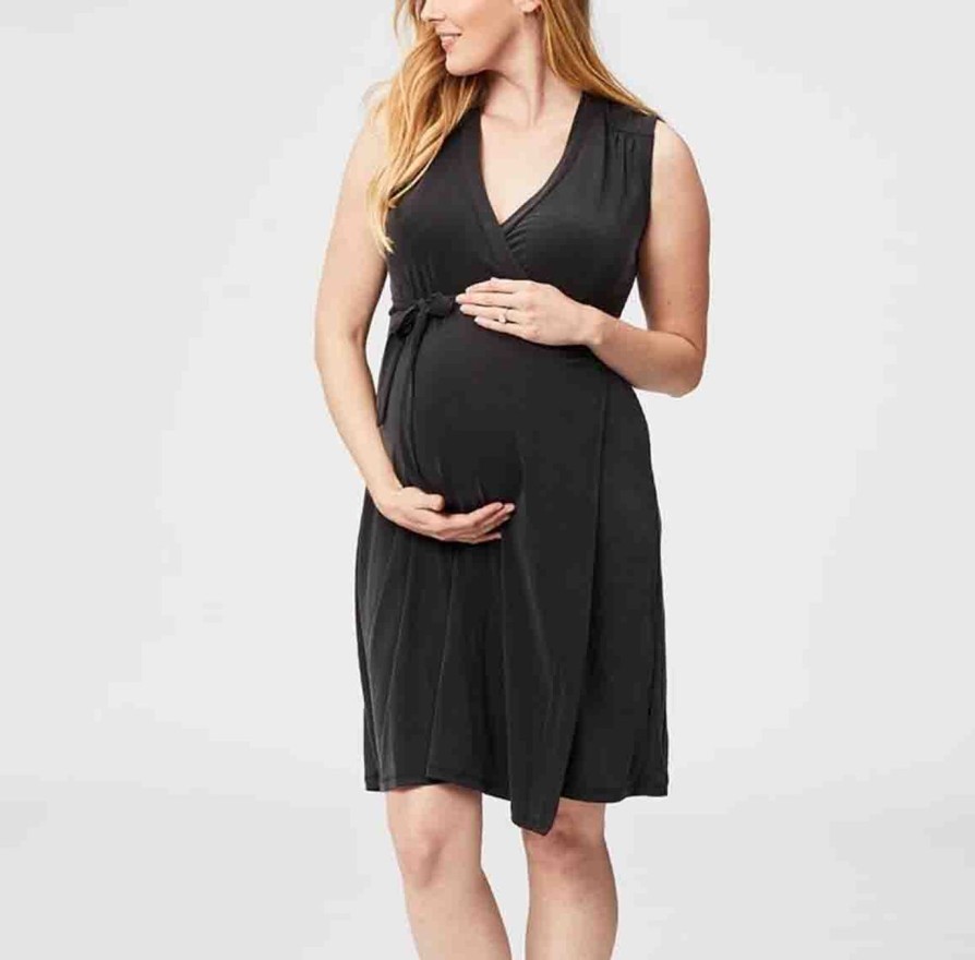 Maternity Cake Maternity Loungewear | Malt Nursing Wrap Dress