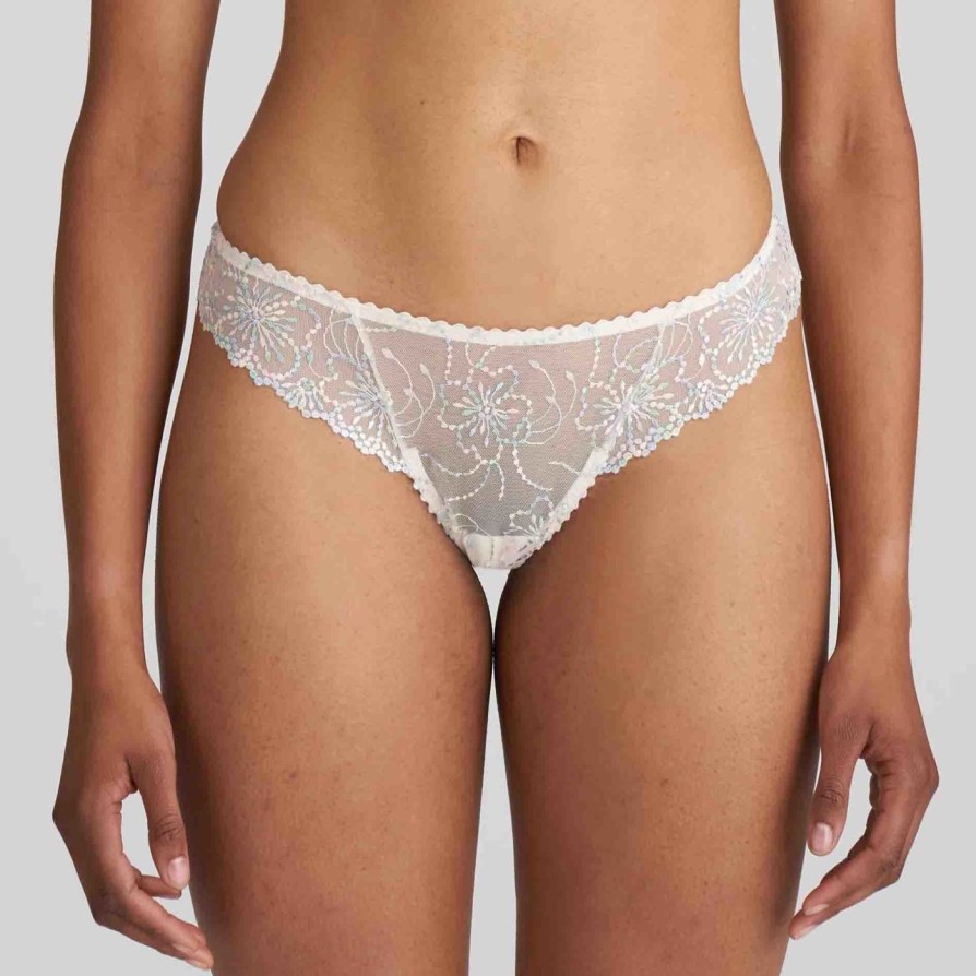 Lingerie Marie Jo Thongs | Jane Boudoir Cream Thong