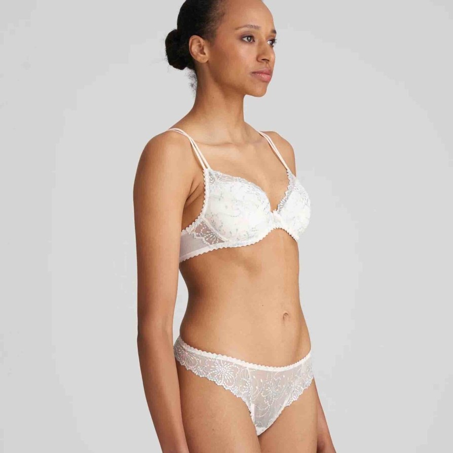 Lingerie Marie Jo Thongs | Jane Boudoir Cream Thong