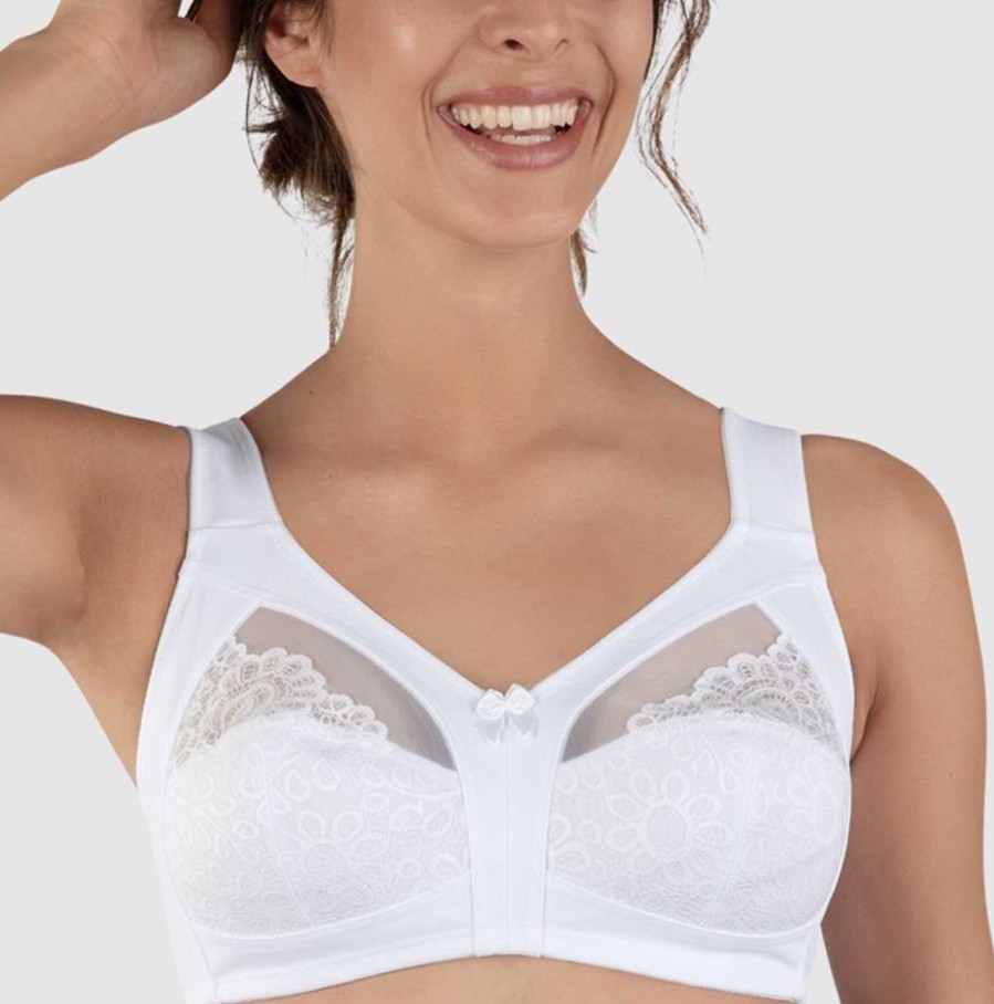 Lingerie Naturana Wirefree Bras | Plus Size Wide Strap Soft Cup Wirefree Bra