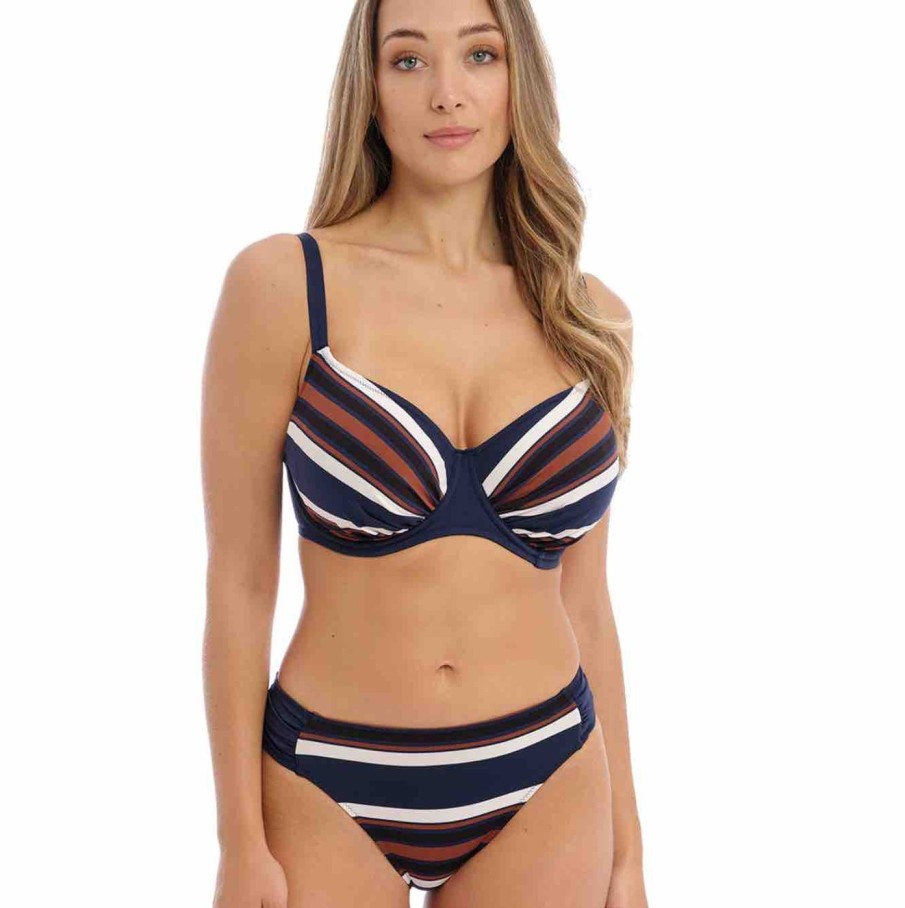 Swim Fantasie Swim Balcony Bikinis | Ocean Cove Gathered Full Cup Bikini Top