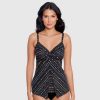 Swim Miraclesuit Balcony Tankinis | Cypher Love Knot Slimming Underwired Tankini Top