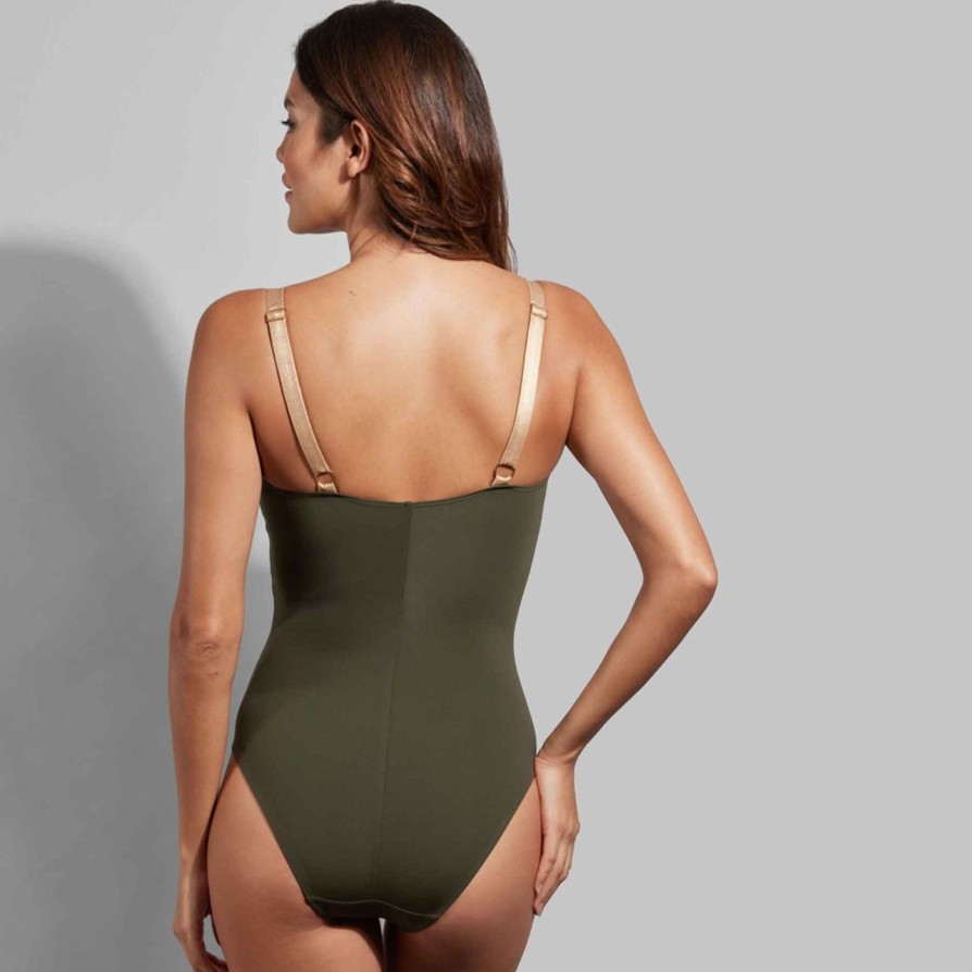 Swim Empreinte Plunge Swimsuits | Cosmic V-Neck Swimsuit