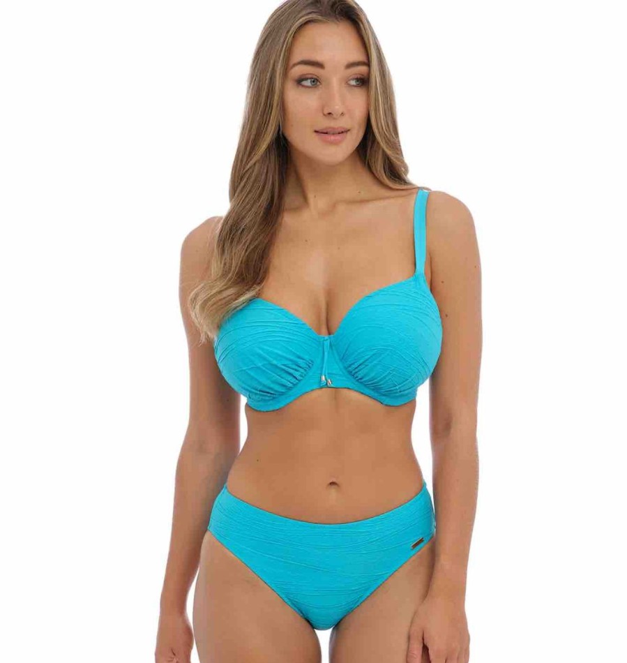 Swim Fantasie Swim Balcony Bikinis | Beach Waves Gathered Full Cup Bikini Top