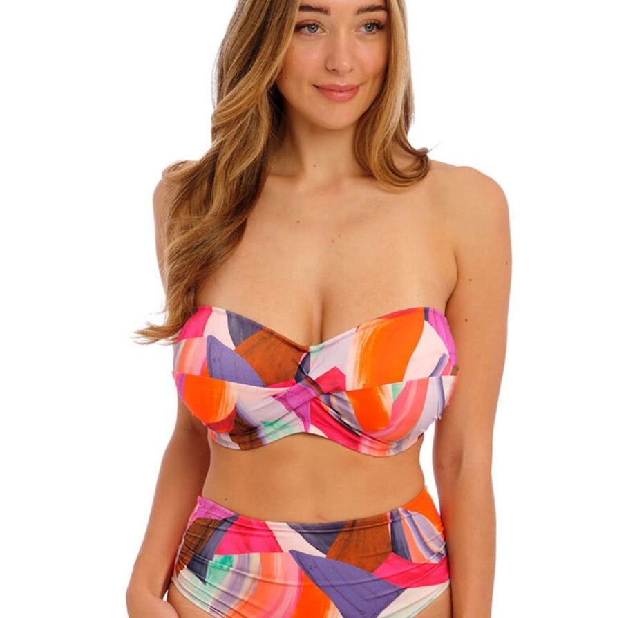 Swim Fantasie Swim Bandeau Bikinis | Aguada Beach Twist Bandeau Bikini Top