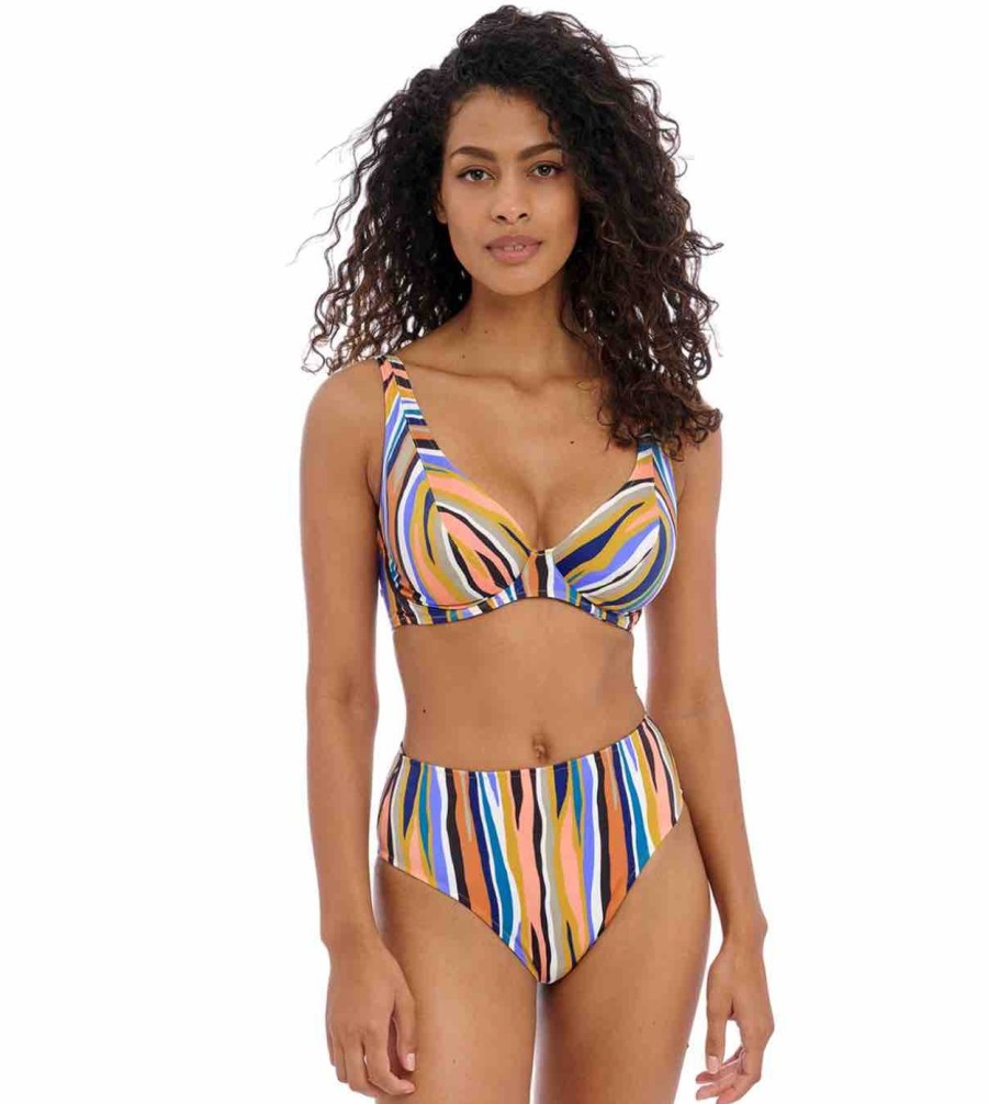 Swim Freya Swim Plunge Bikinis | Torra Bay High Apex Bikini Top