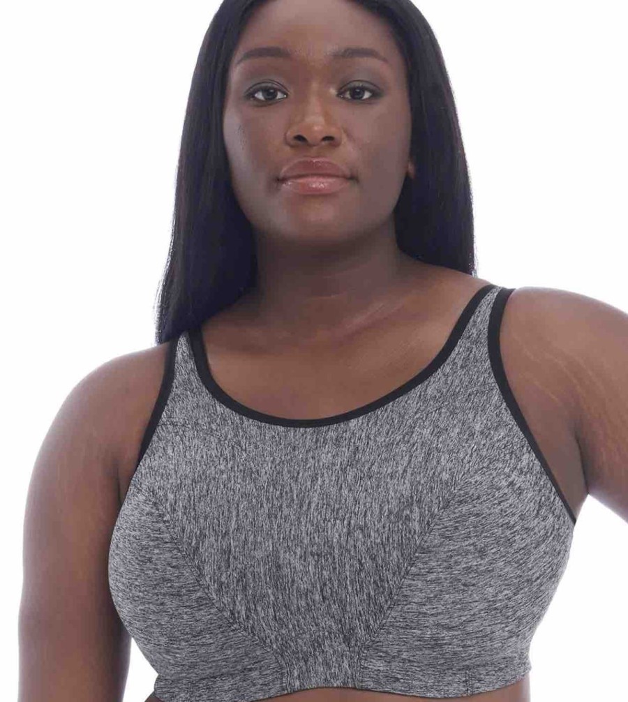 Sports Goddess Low Impact | Goddess Pewter Heather Soft Cup Sports Bra