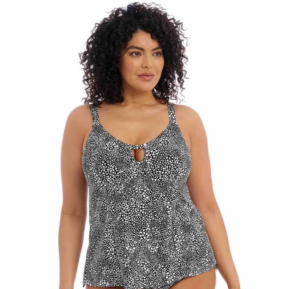 Swim Elomi Swim Wirefree Tankinis | Pebble Cove Non Wired Moulded Tankini Top