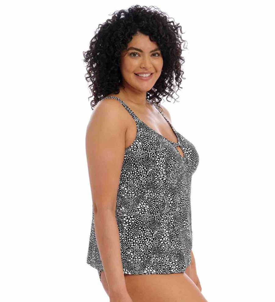 Swim Elomi Swim Wirefree Tankinis | Pebble Cove Non Wired Moulded Tankini Top