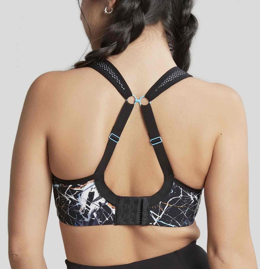 Sports Panache High Impact | Panache Sports Bra Ink Splat