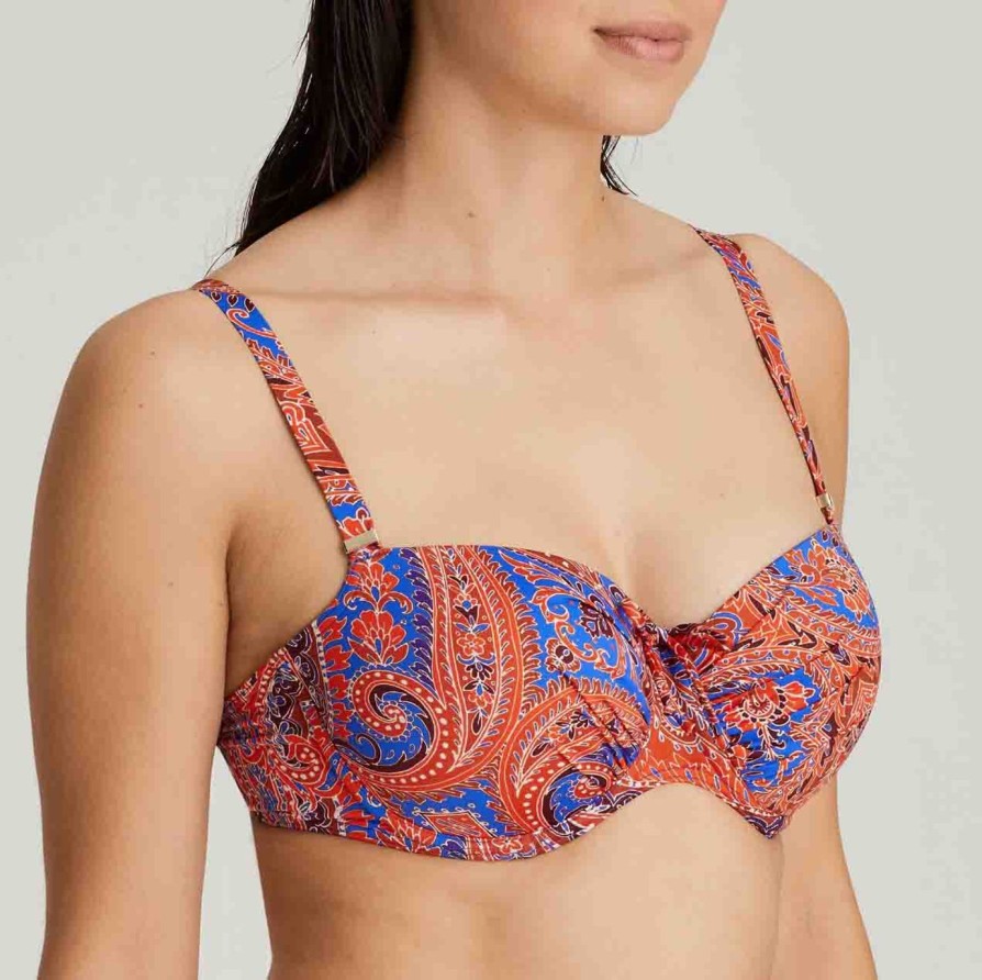 Swim Primadonna Swim Balcony Bikinis | Casablanca Padded Balcony Bikini Top