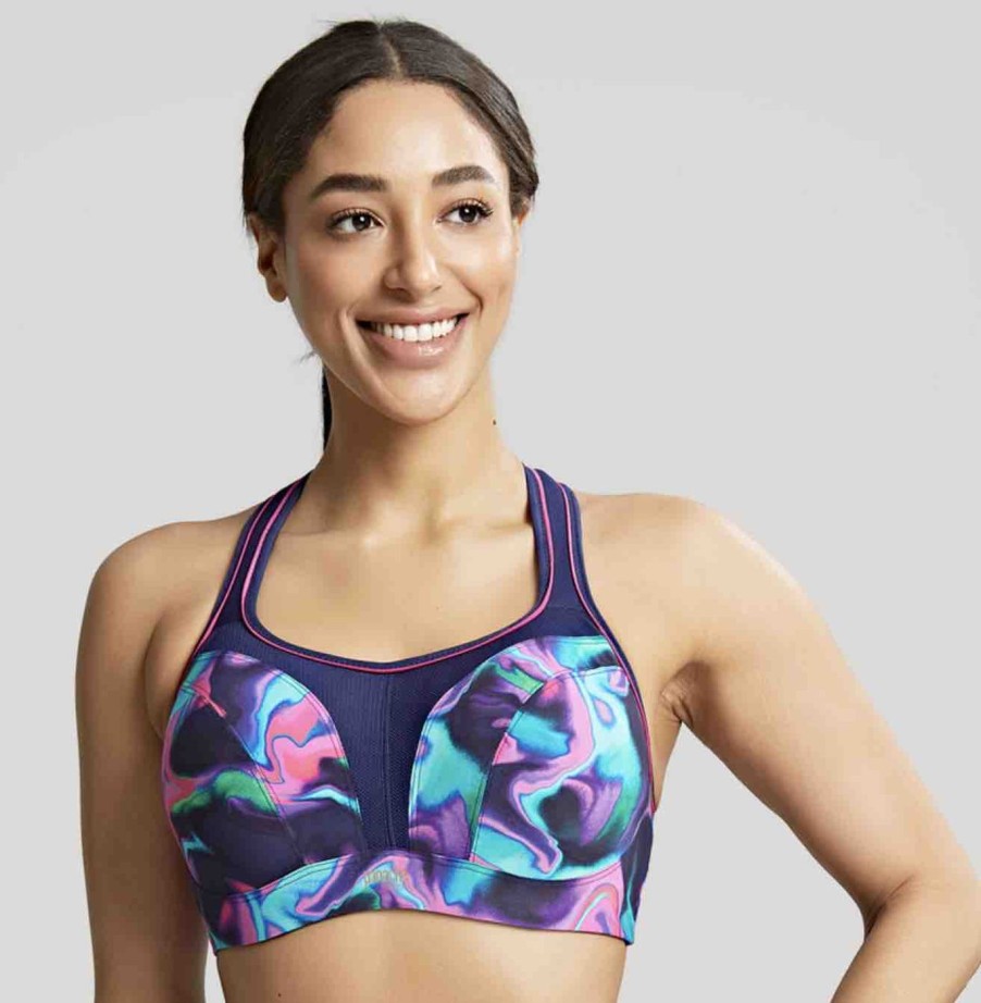 Sports Panache High Impact | Panache Wired Sports Bra Cyber Swirl