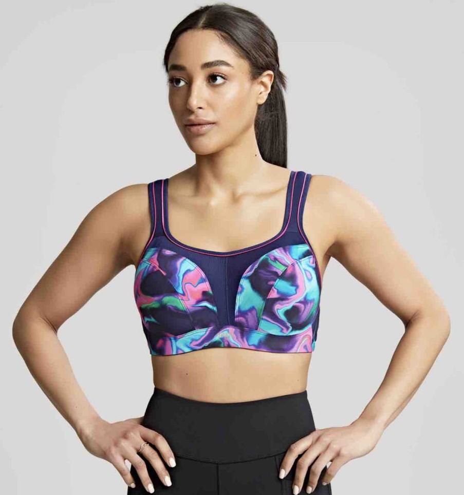 Sports Panache High Impact | Panache Wired Sports Bra Cyber Swirl