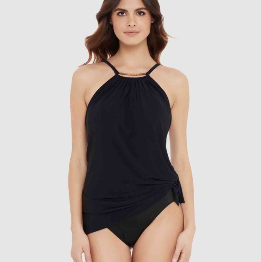 Swim Miraclesuit Convertible Swimsuits | Parker Underwire High Neck Convertible Swimdress