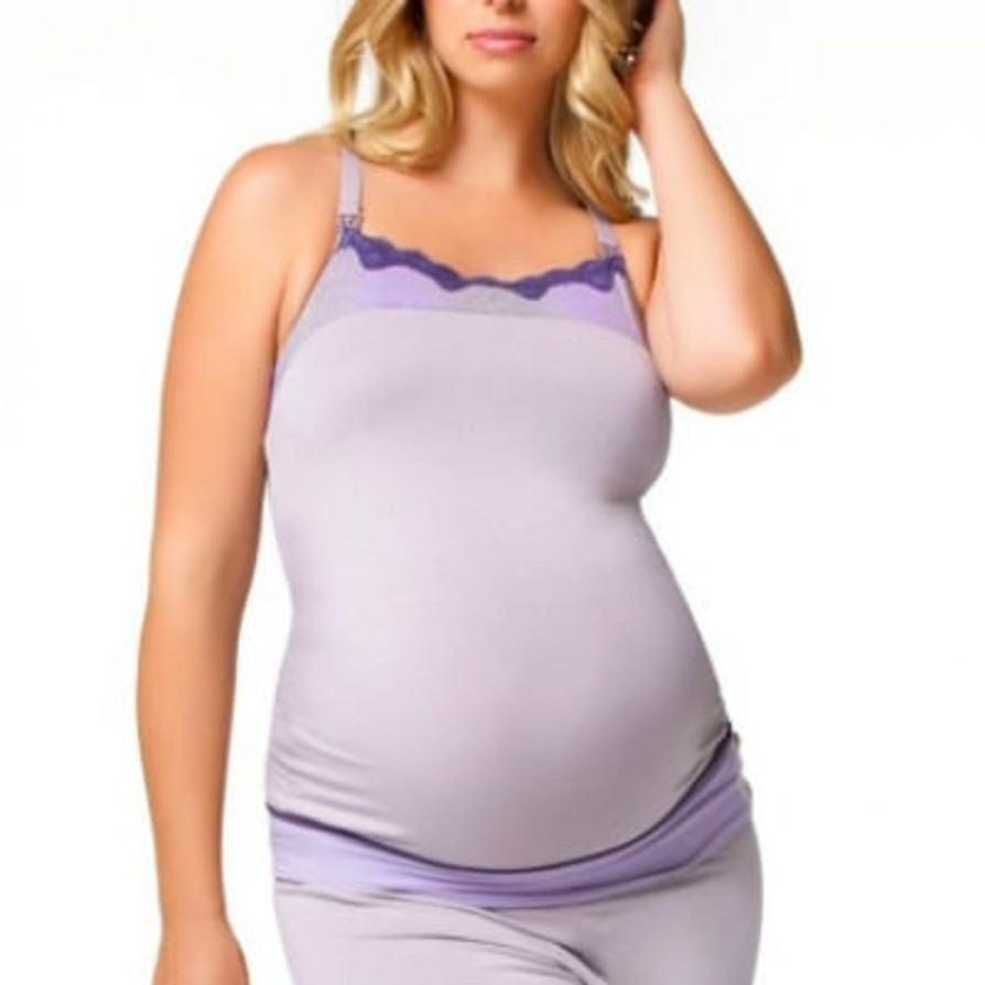 Maternity Cake Maternity Nursing Tops | Sugar Plum Camisole