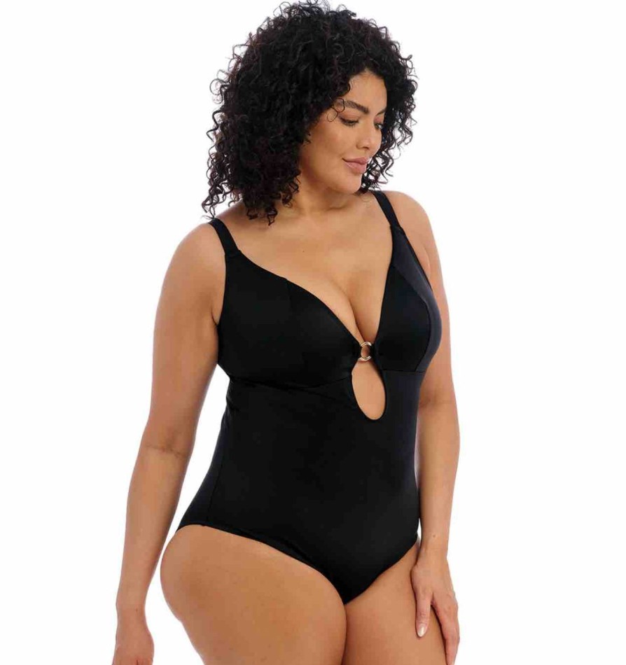 Swim Elomi Swim Plunge Swimsuits | Plain Sailing Wirefree Swimsuit