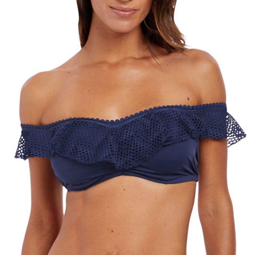 Swim Fantasie Swim Halterneck Bikinis | Marseille Bardot Bikini Top