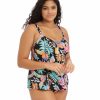 Swim Elomi Swim Wirefree Tankinis | Tropical Falls Non Wired Moulded Tankini Top