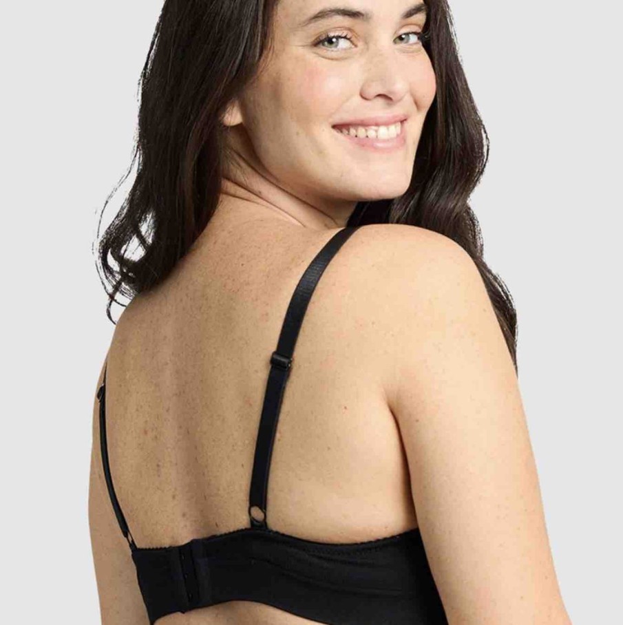 Lingerie Sans Complexe Wirefree Bras | Agathe Comfortable Padded Wirefree Bra With Lace