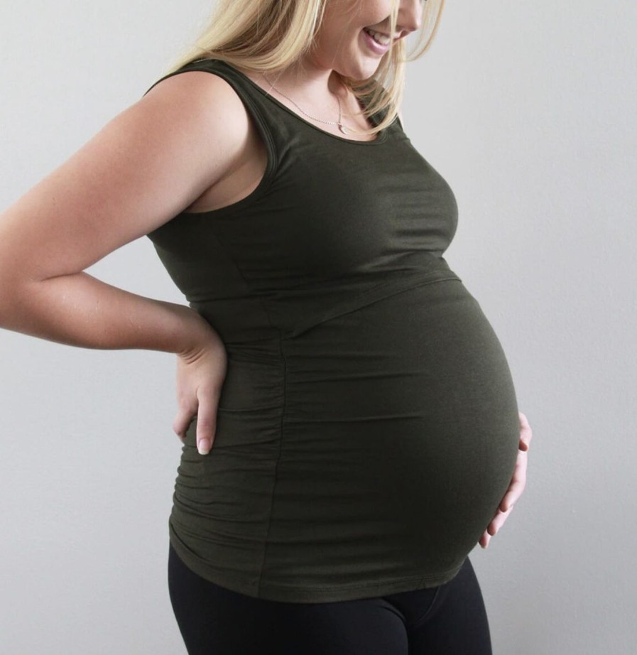 Maternity Cake Maternity Nursing Tops | Pull Up Nursing Tank