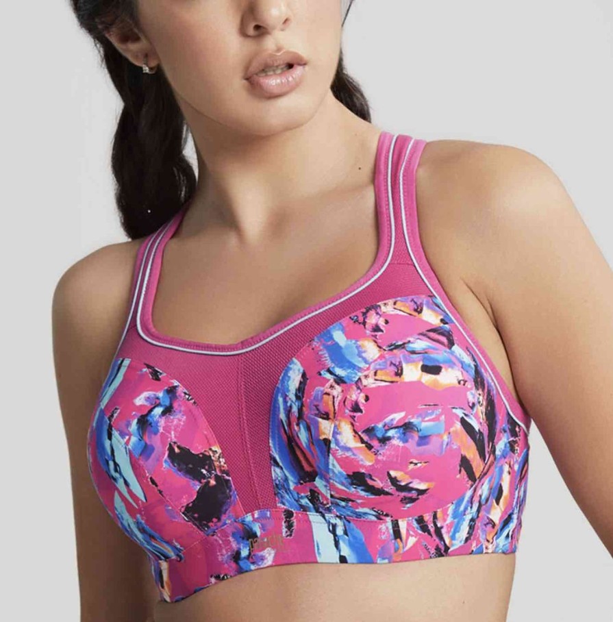 Sports Panache High Impact | Panache Wired Sports Bra Abstract Orchid