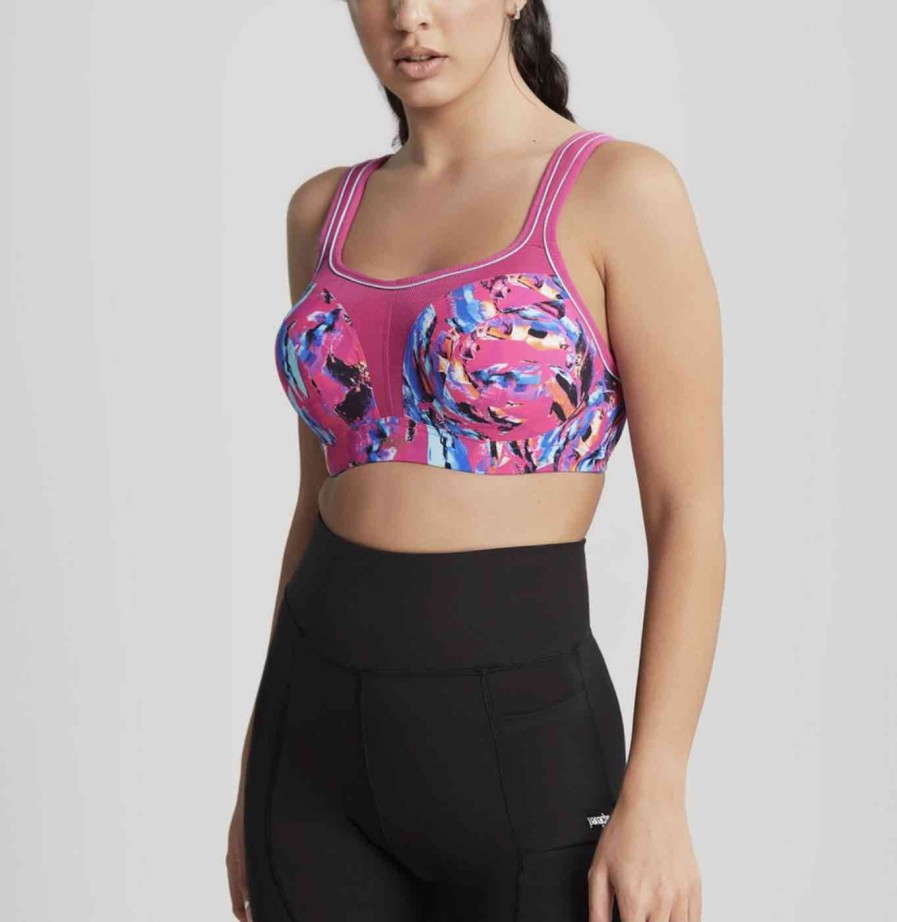 Sports Panache High Impact | Panache Wired Sports Bra Abstract Orchid