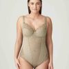 Lingerie PrimaDonna Bodysuits | Madison Golden Olive Bodysuit