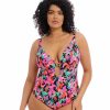 Swim Elomi Swim Plunge Swimsuits | Savaneta Wirefree Swimsuit