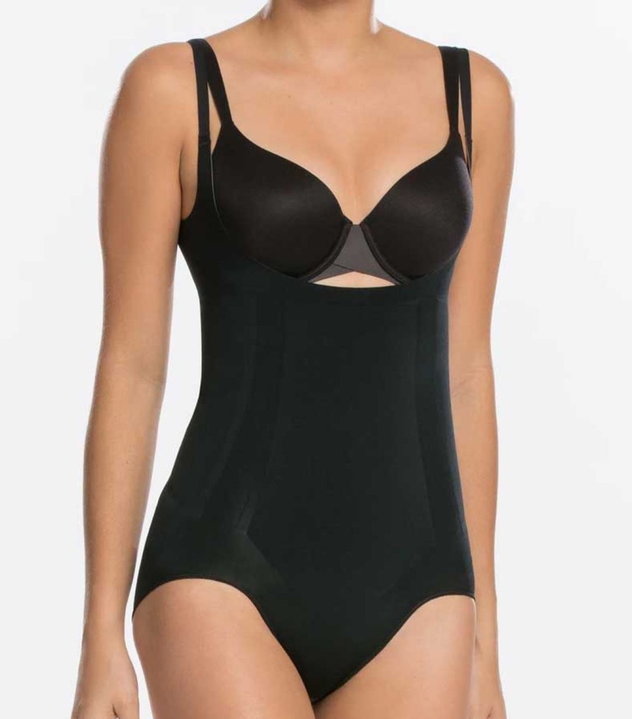 Shape Spanx Bodysuits | Oncore Open Bust Panty Bodysuit