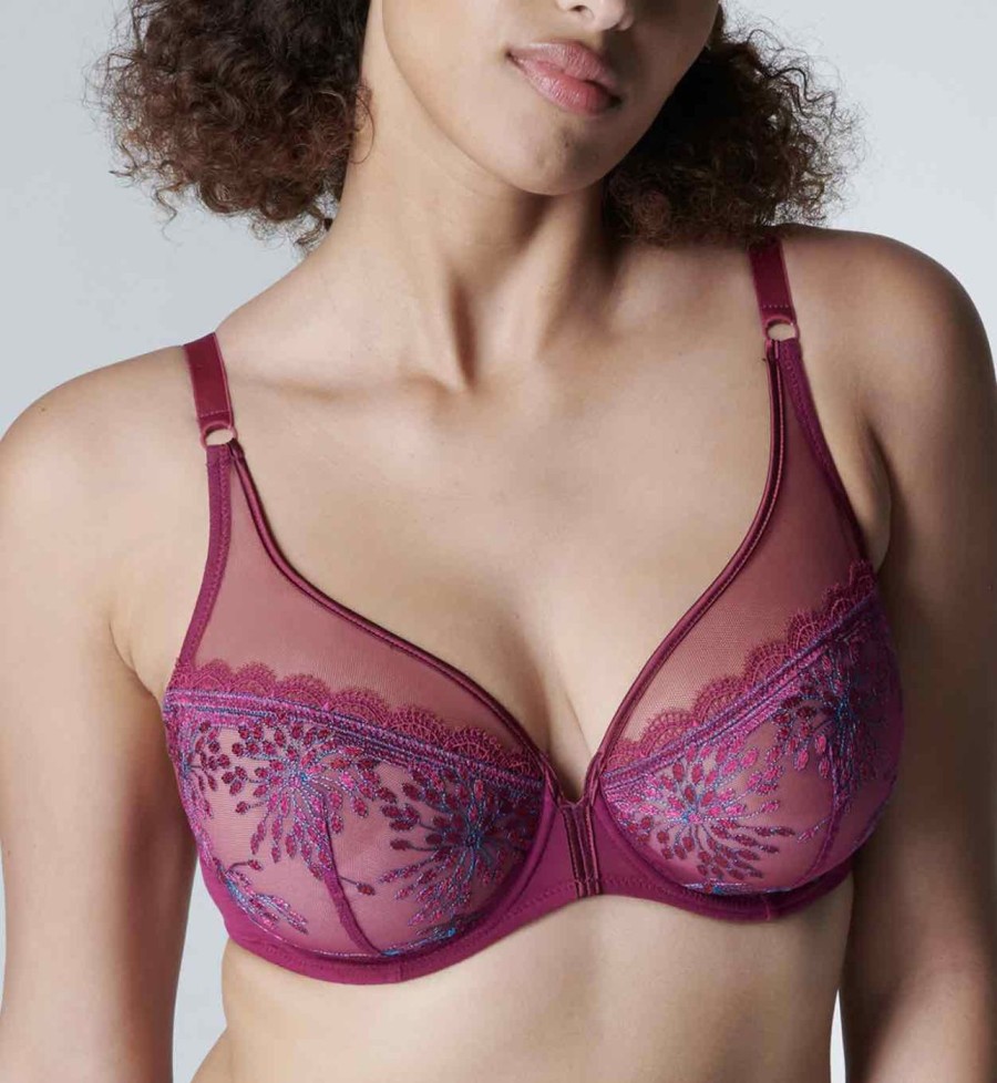 Lingerie Simone Perele Plunge Bras | Singuliere Full Cup Plunge Bra