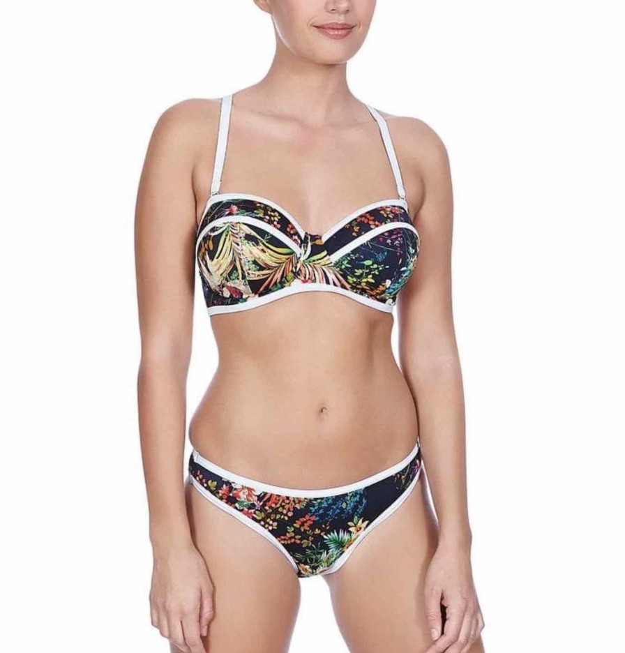 Swim Freya Swim Bandeau Bikinis | Club Tropicana Padded Bandeau Bikini Top