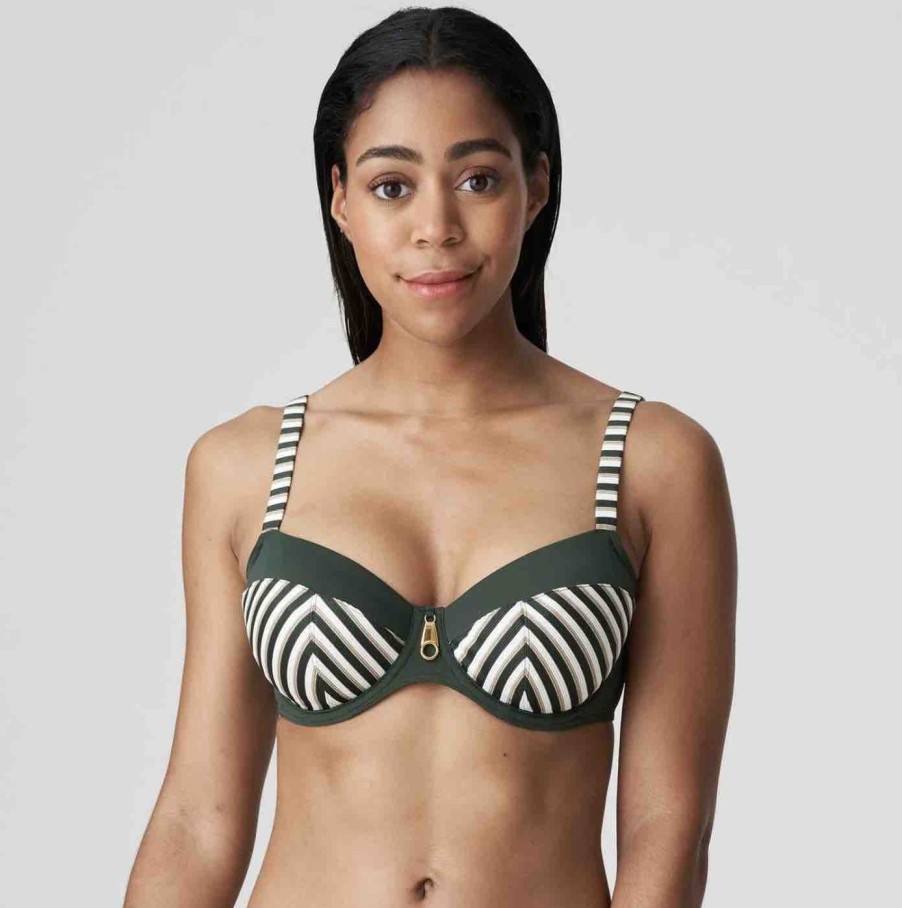 Swim Primadonna Swim Balcony Bikinis | La Concha Full Cup Bikini Top