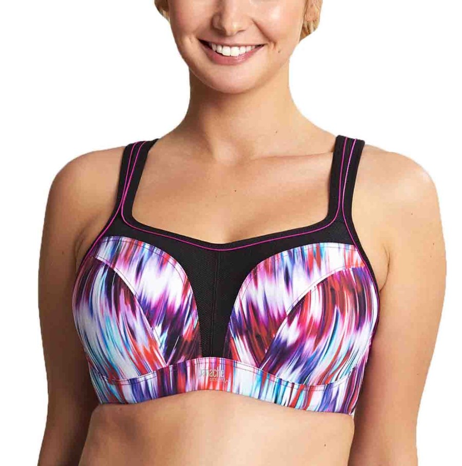 Sports Panache Sports bra High Impact | Panache Wired Sports Bra Digital Stripe