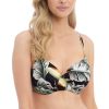 Swim Fantasie Swim Balcony Bikinis | Bamboo Grove Gathered Full Cup Bikini Top