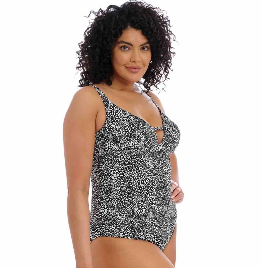 Swim Elomi Swim Plunge Swimsuits | Pebble Cove Wirefree Swimsuit