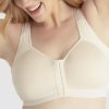 Lingerie Leading Lady Front Opening Bras | Lillian Wirefree Back Smoothing Front Close Bra