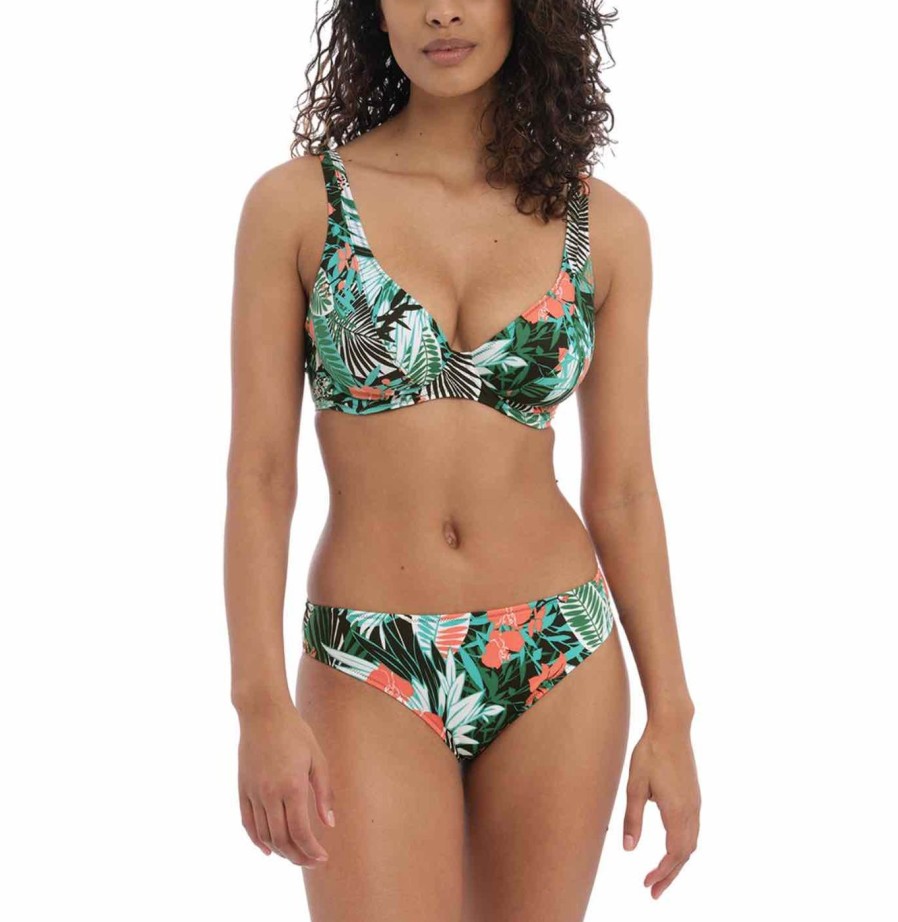 Swim Freya Swim Plunge Bikinis | Honolua Bay High Apex Bikini Top