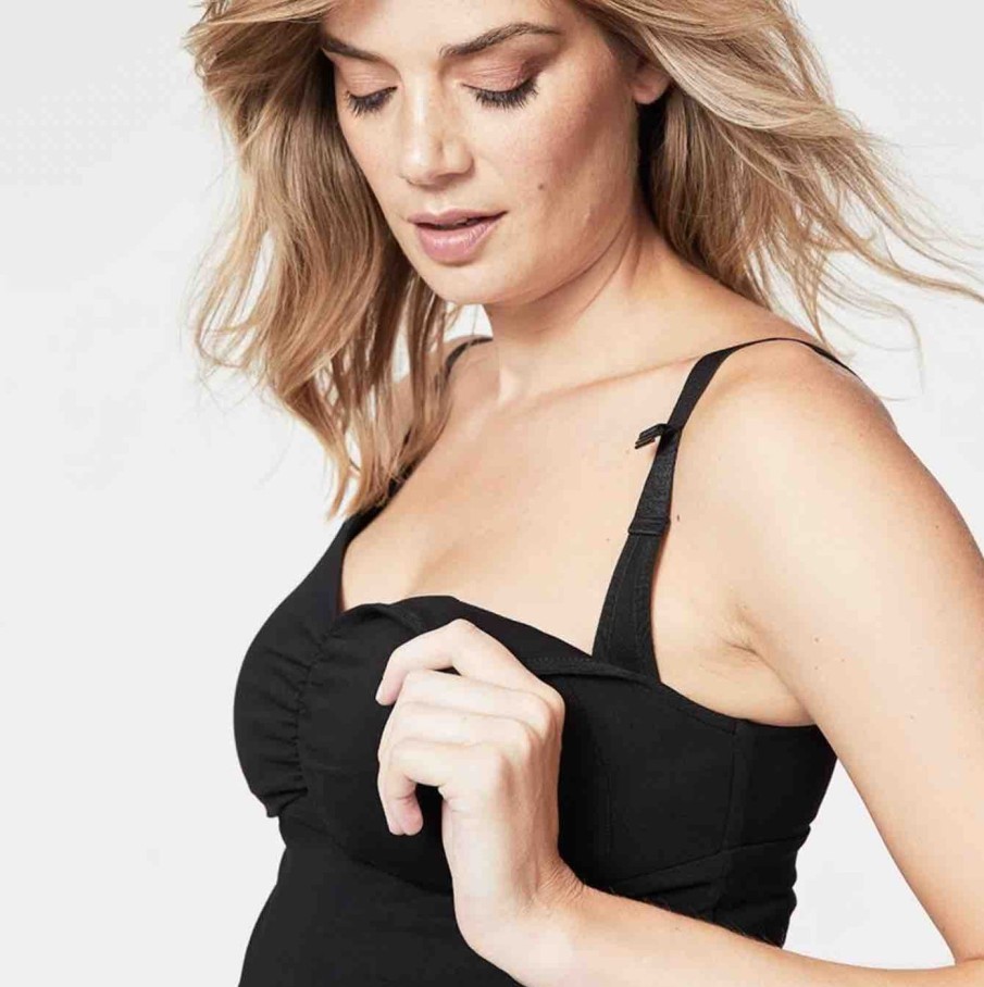 Maternity Cake Maternity Nursing Tops | Ice Cream Nursing Tank With Moulded Cups