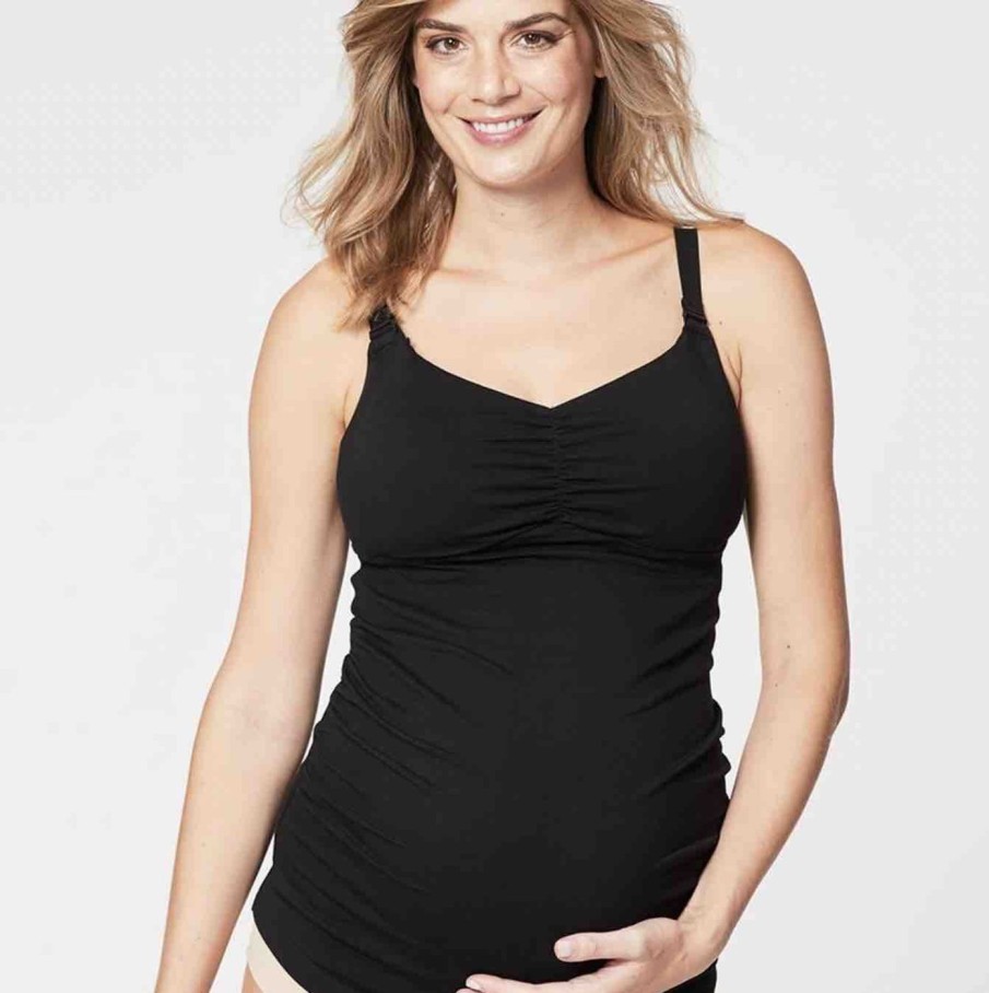 Maternity Cake Maternity Nursing Tops | Ice Cream Nursing Tank With Moulded Cups