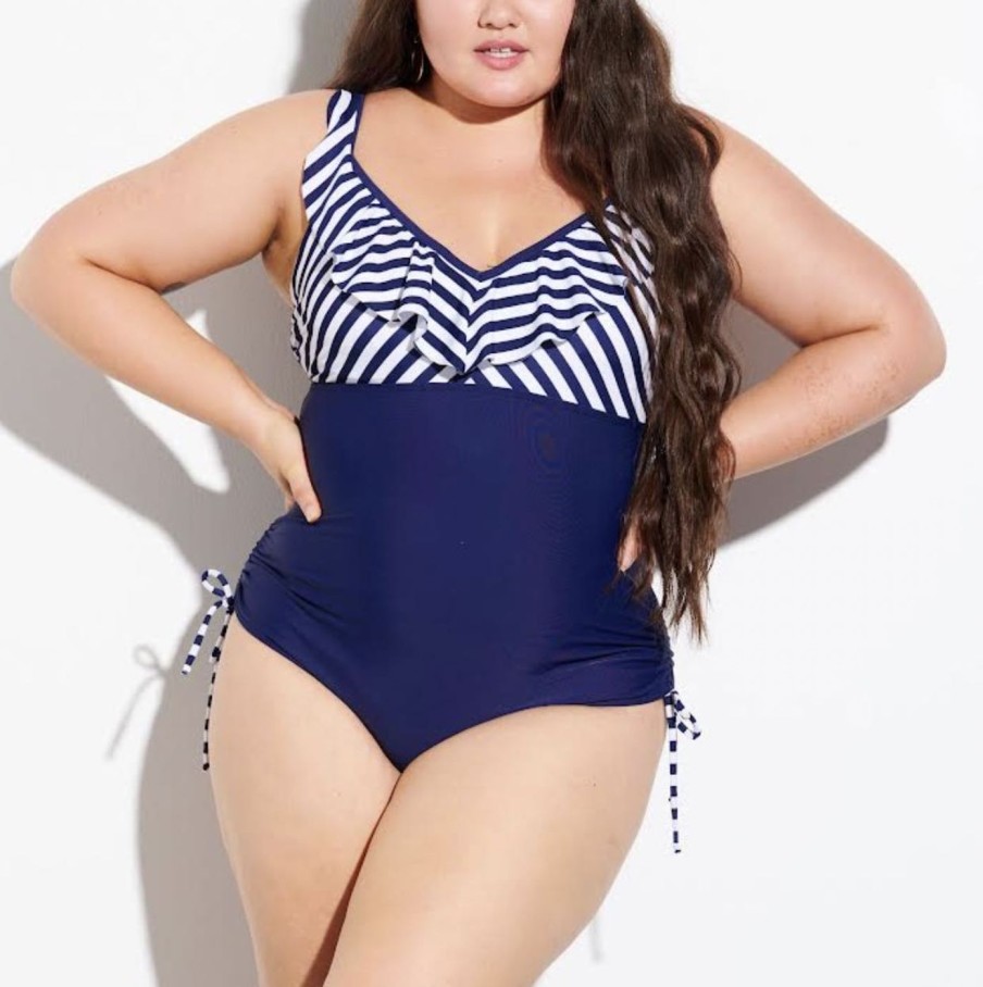 Swim Storm in a D cup Balcony Swimsuits | Lizzie Swimsuit