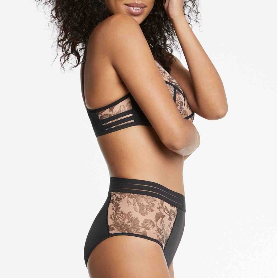 Lingerie Lejaby Briefs | Nufit Garden High Waisted Brief