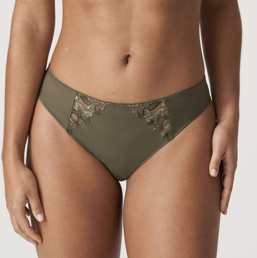 Lingerie PrimaDonna Thongs | Deauville Thong Paradise Green