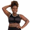 Sports ENELL High Impact | Enell Black With Radiance Blue Sports Bra