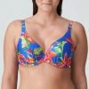 Swim Primadonna Swim Balcony Bikinis | Latakia Half Padded Plunge Bikini Top