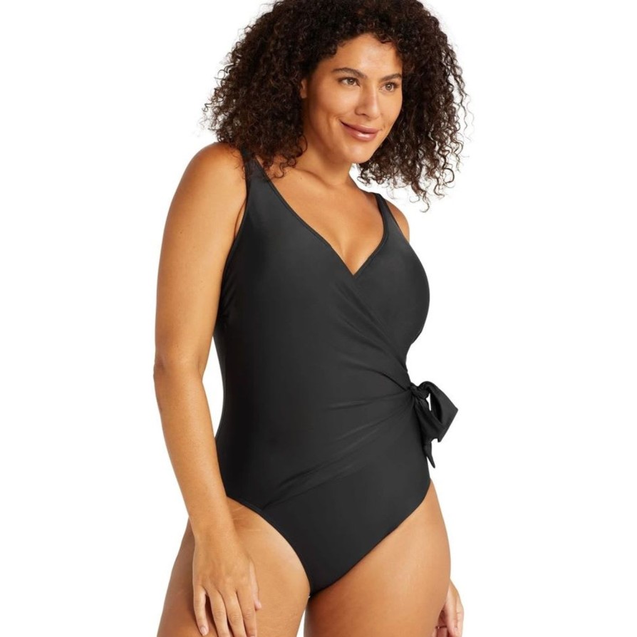 Swim Artesands Plunge Swimsuits | Hues Hayes D/Dd Cup Underwire Swimsuit