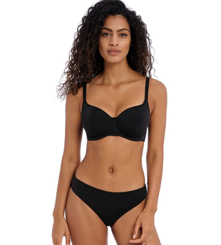 Swim Freya Swim Balcony Bikinis | Jewel Cove Plain Sweetheart Padded Bikini Top