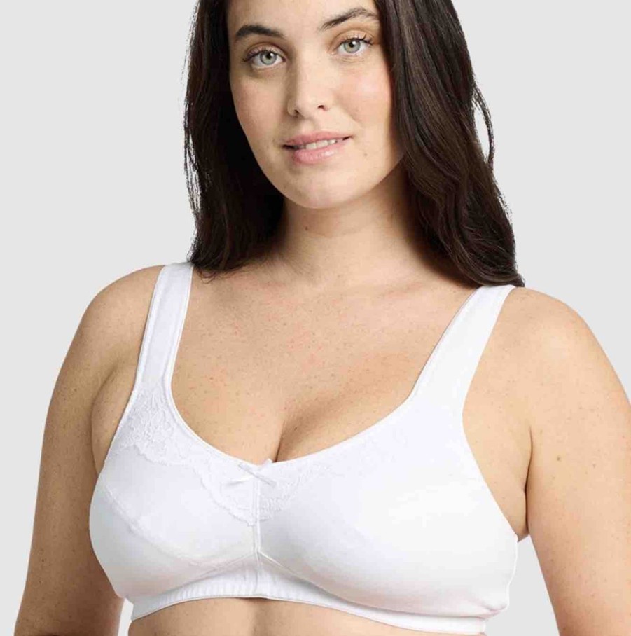 Lingerie Sans Complexe Wirefree Bras | Lucie Organic Cotton Wide Strap Wirefree Bra